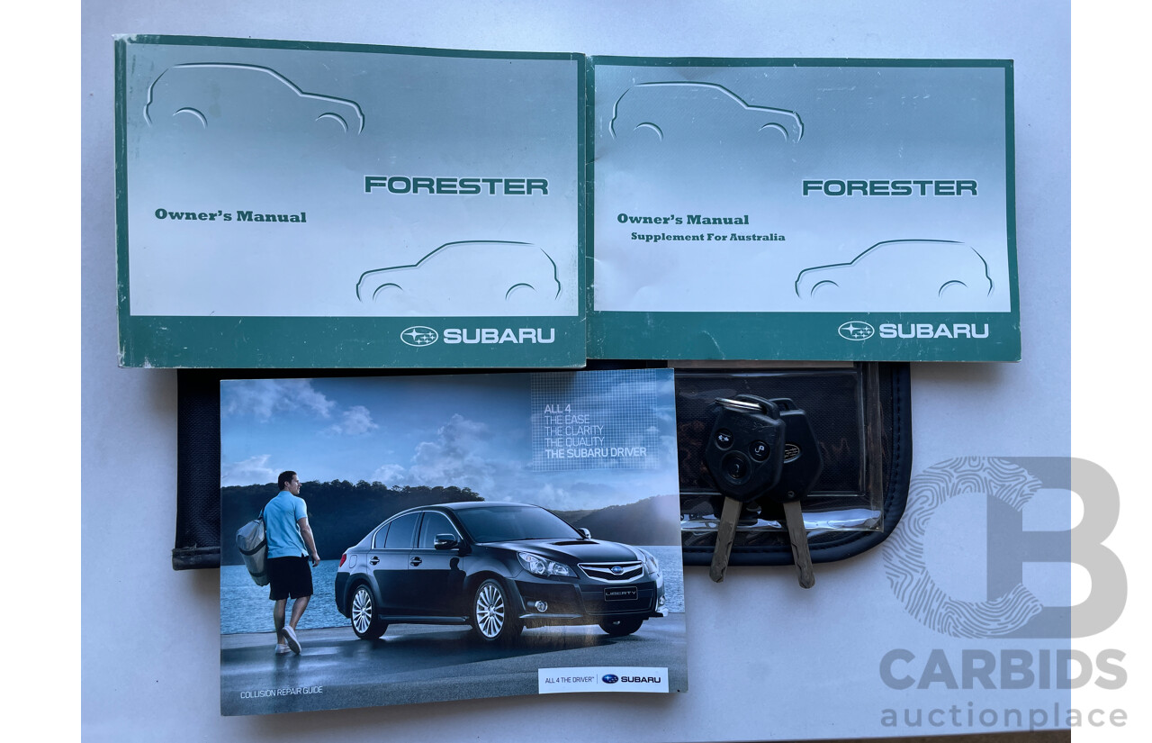 6/2011 Subaru Forester X MY11 4d Wagon White 2.5L