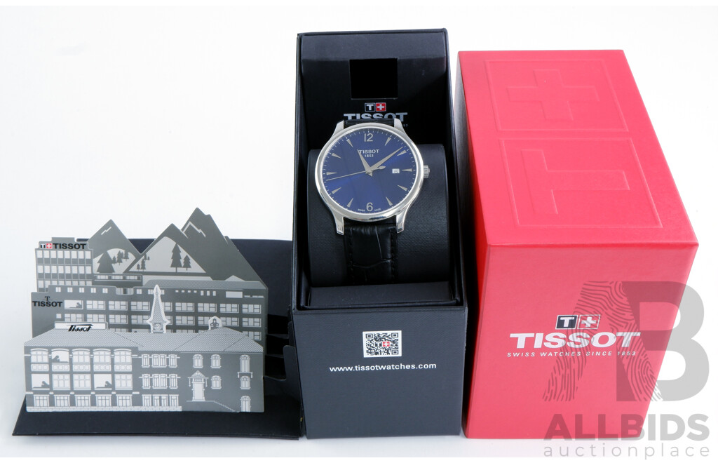 Men's Tissot 1853 Watch with Date Function and Original Box