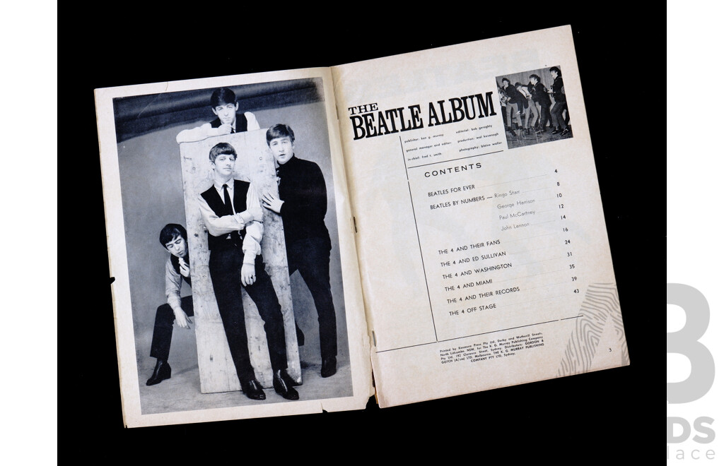 Yeah Yeah Yeah the Beatle Album - Australian Mid 1960's Picture Magazine