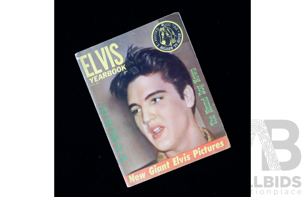 Rare 1960 Elvis Yearbook