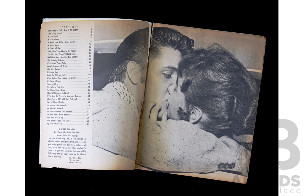 Rare 1960 Elvis Yearbook