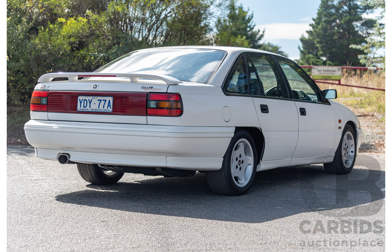 6/1992 Holden HSV SV Clubsport VP Build No.175 4d Sedan White V8 5.0L