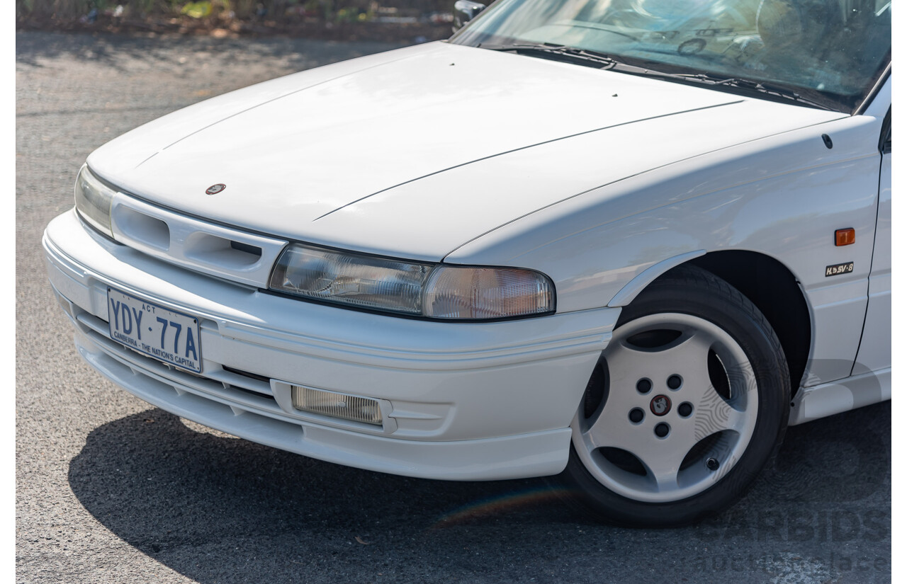 6/1992 Holden HSV SV Clubsport VP Build No.175 4d Sedan White V8 5.0L