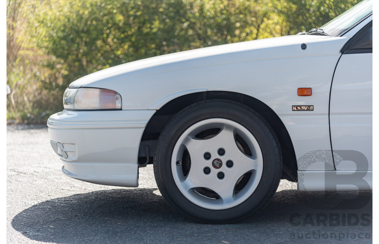 6/1992 Holden HSV SV Clubsport VP Build No.175 4d Sedan White V8 5.0L