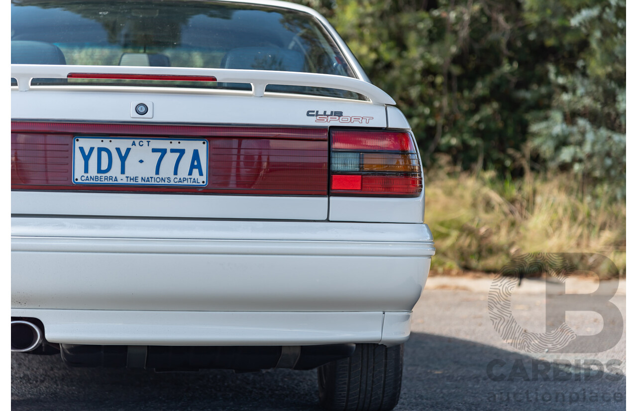 6/1992 Holden HSV SV Clubsport VP Build No.175 4d Sedan White V8 5.0L