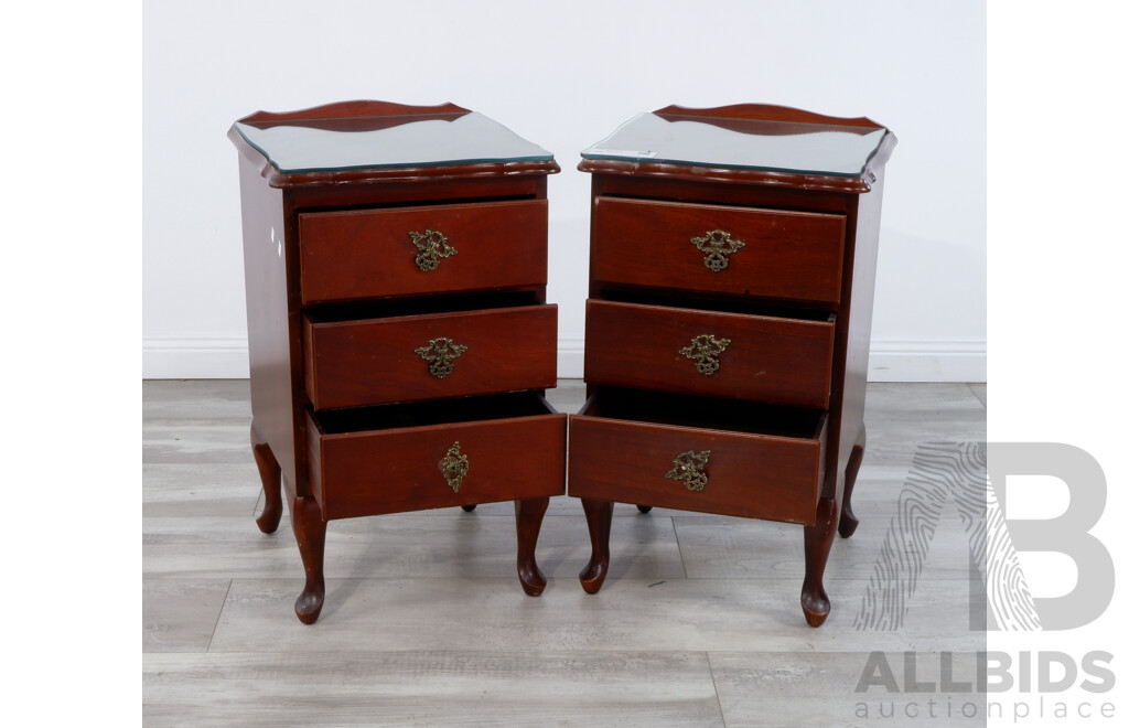 A Pair of Antique Style Bedside Tables