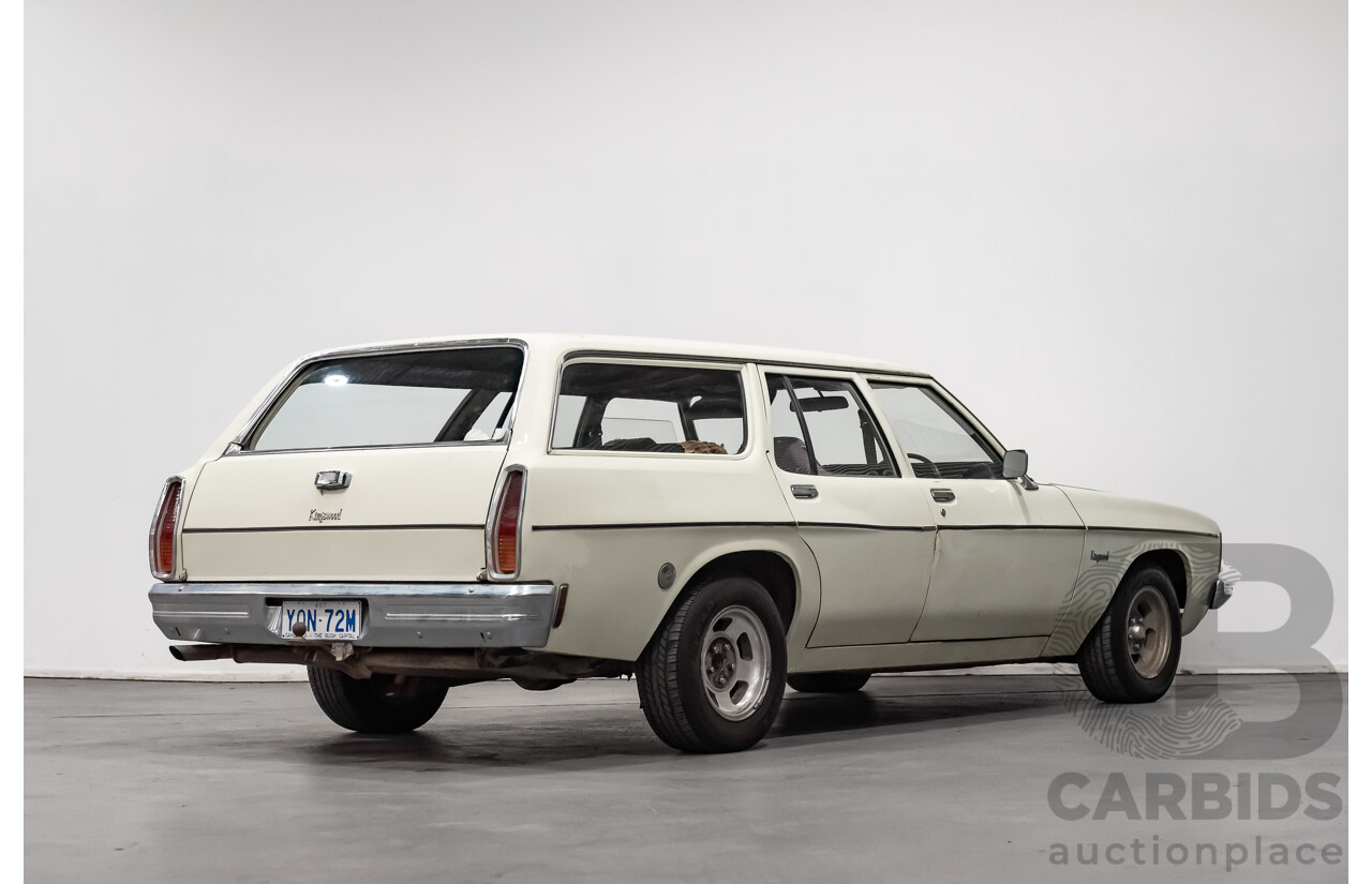 7/1975 Holden Kingswood HJ 4d Wagon Cream 202ci 3.3L