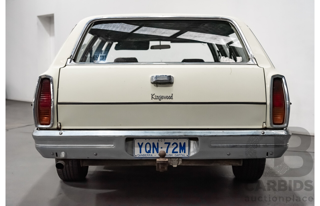 7/1975 Holden Kingswood HJ 4d Wagon Cream 202ci 3.3L