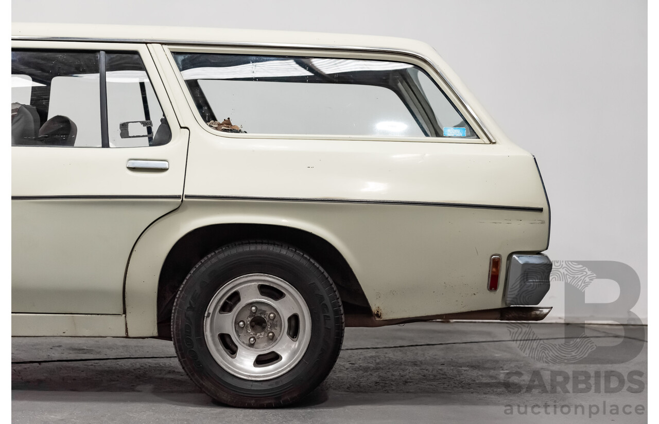 7/1975 Holden Kingswood HJ 4d Wagon Cream 202ci 3.3L