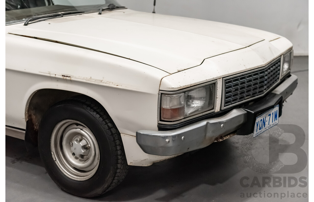 7/1984 Holden WB 2d Coupe Utility White 202ci 3.3L