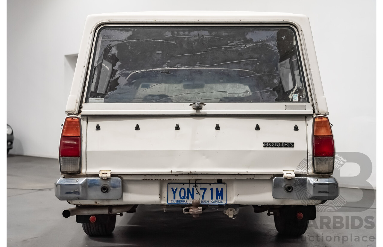 7/1984 Holden WB 2d Coupe Utility White 202ci 3.3L