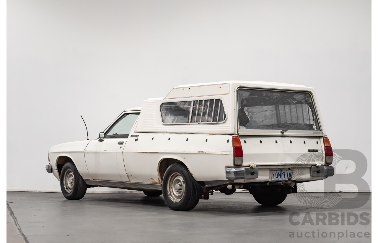 7/1984 Holden WB 2d Coupe Utility White 202ci 3.3L