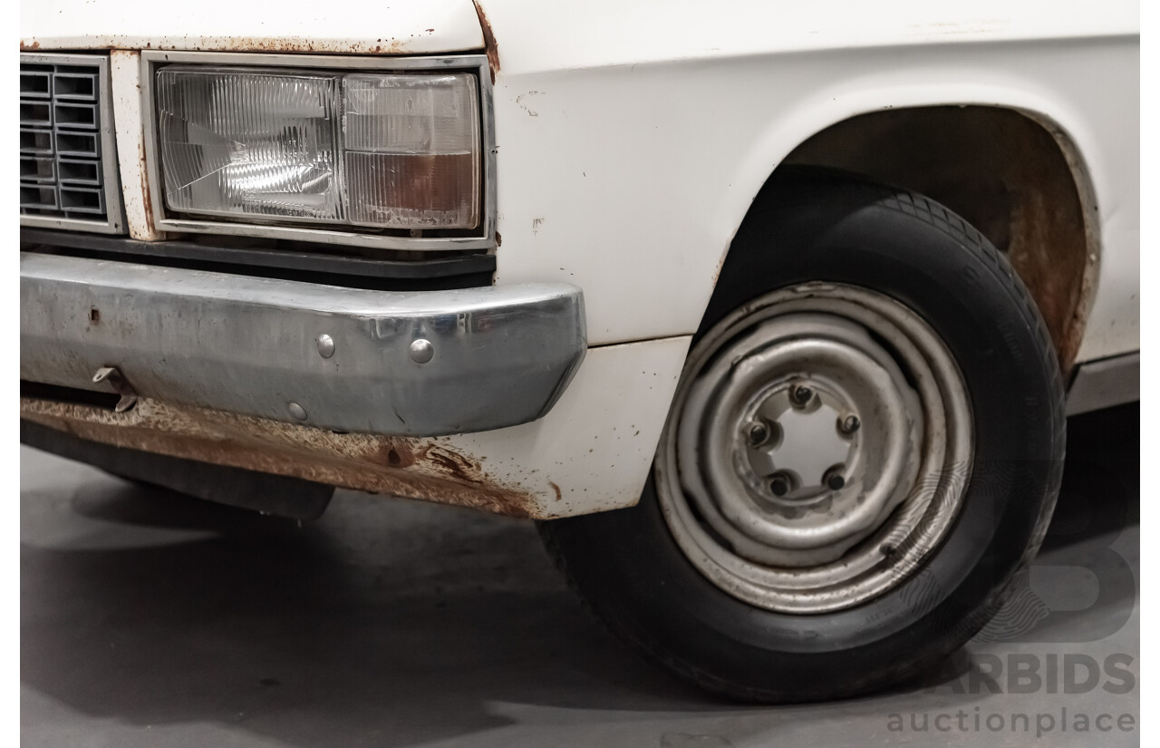 7/1984 Holden WB 2d Coupe Utility White 202ci 3.3L