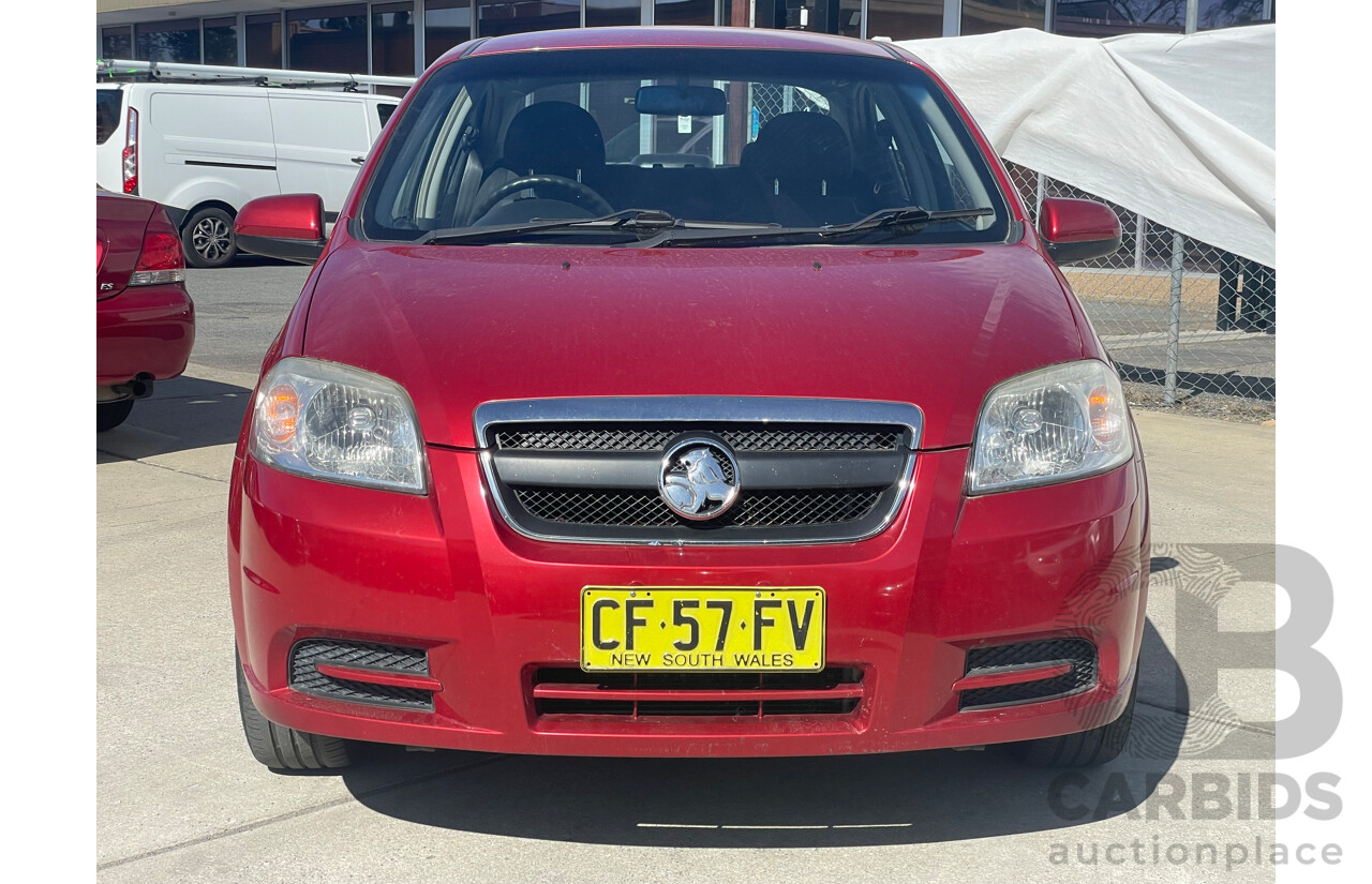 6/2008 Holden Barina  TK MY08 4d Sedan Red 1.6L