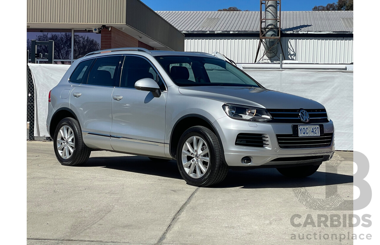 1/2012 Volkswagen Touareg V6 TDI 7P MY12 4d Wagon Silver 3.0L