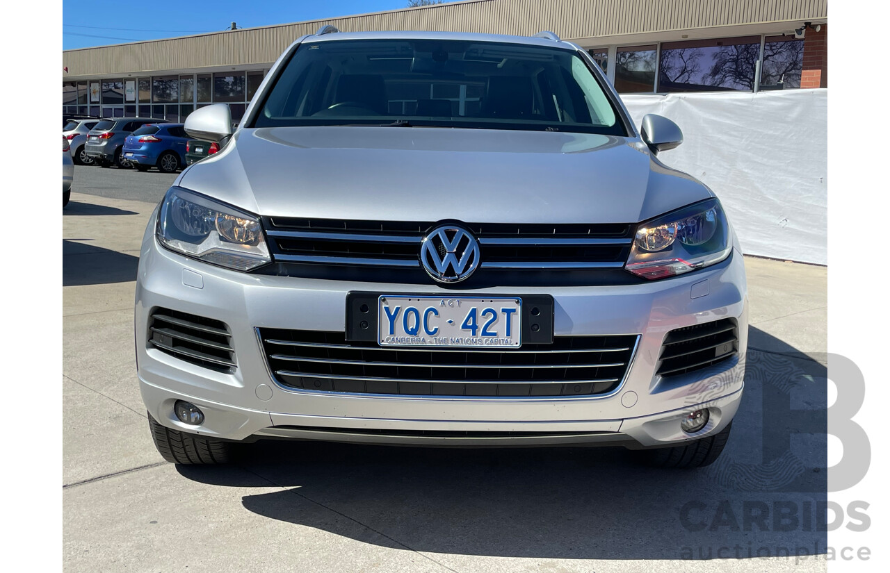 1/2012 Volkswagen Touareg V6 TDI 7P MY12 4d Wagon Silver 3.0L