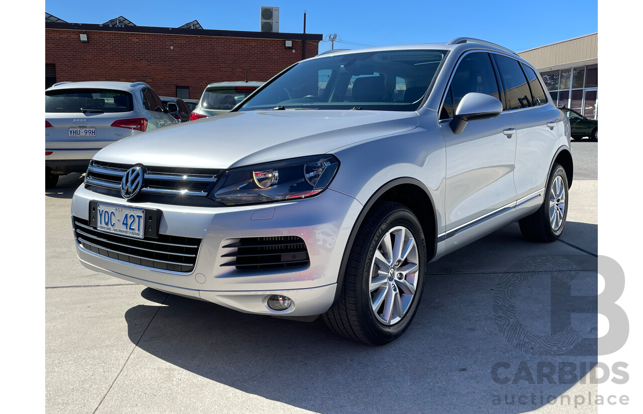 1/2012 Volkswagen Touareg V6 TDI 7P MY12 4d Wagon Silver 3.0L
