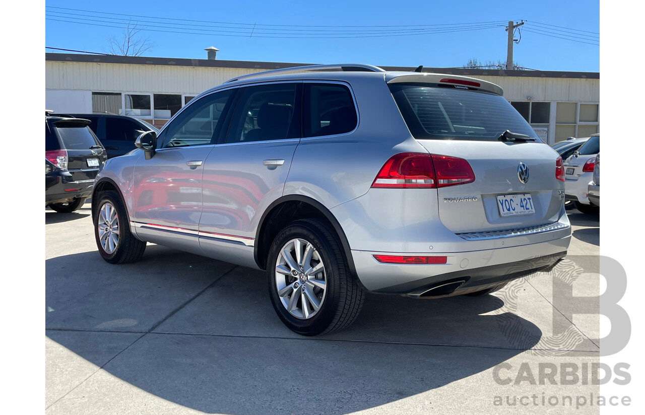 1/2012 Volkswagen Touareg V6 TDI 7P MY12 4d Wagon Silver 3.0L