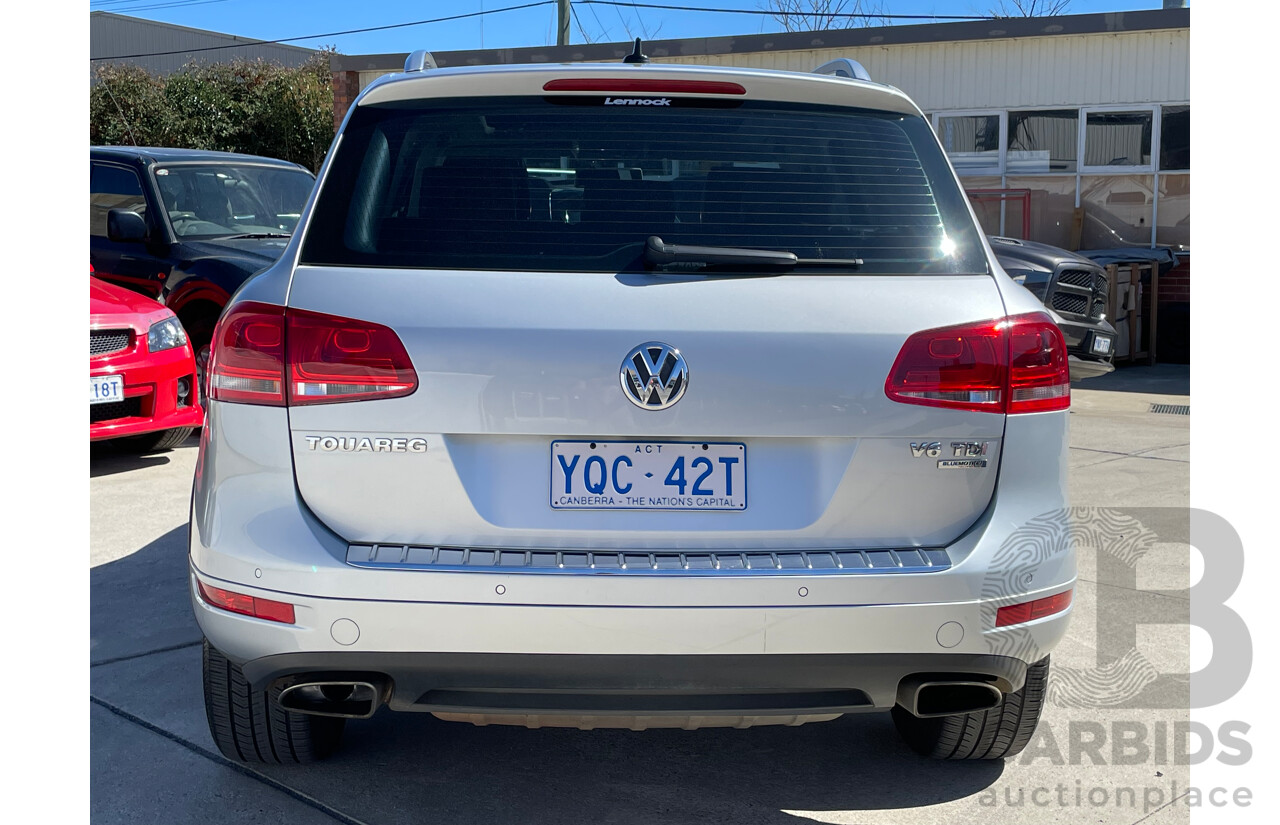 1/2012 Volkswagen Touareg V6 TDI 7P MY12 4d Wagon Silver 3.0L