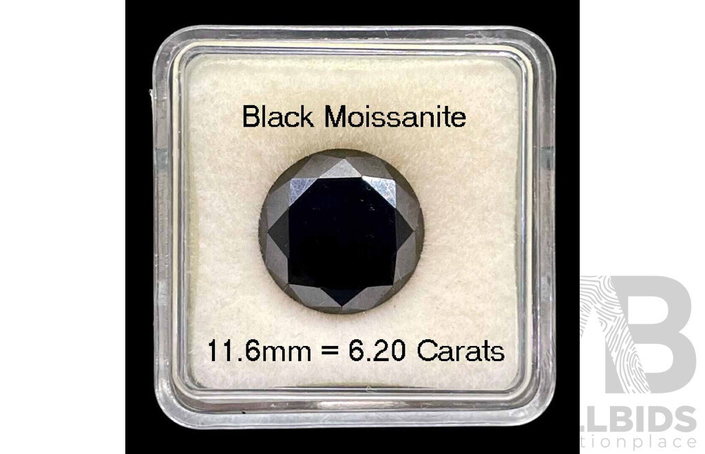 Black Moissanite - very large