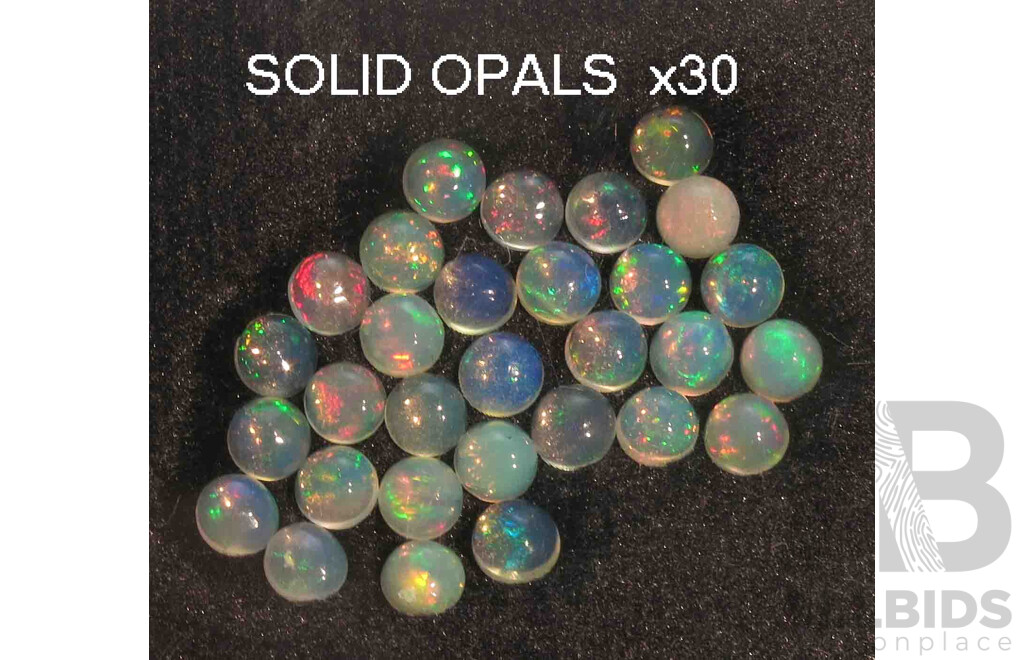 Collection of Natural Solid OPALS