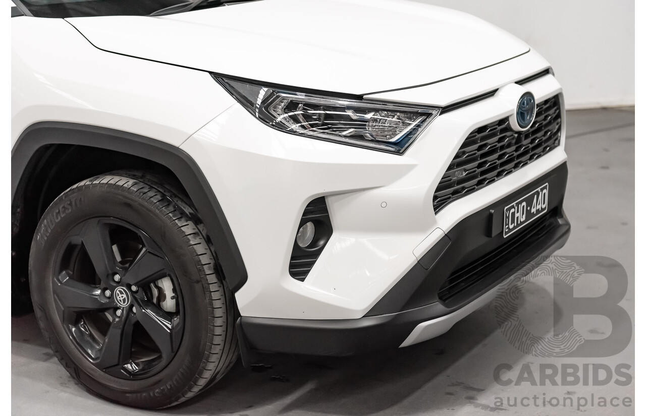 10/2019 Toyota RAV4 Cruiser Hybrid eFour (AWD) AXAH54R White 4d Wagon 2.5L - Hybrid