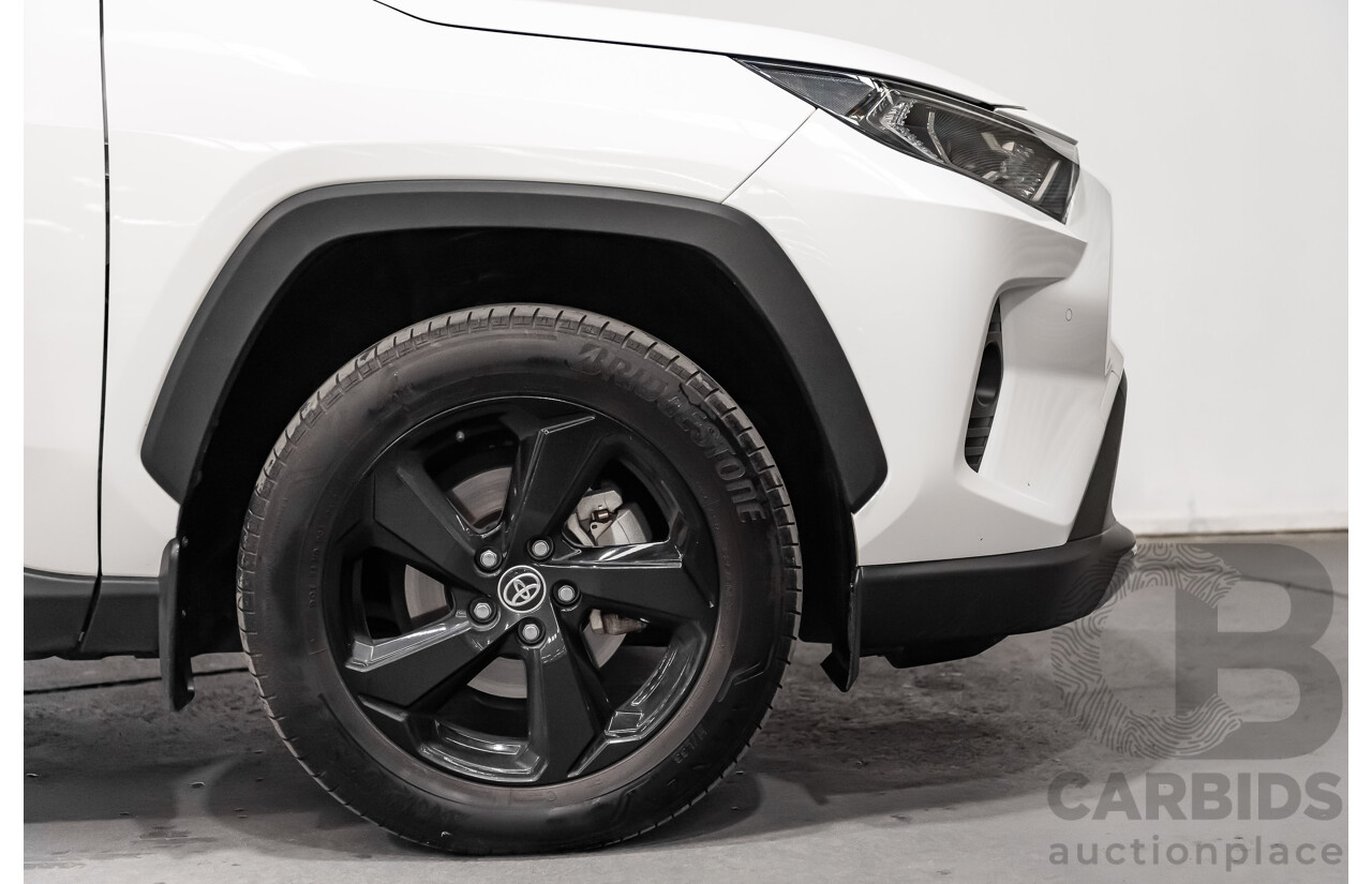 10/2019 Toyota RAV4 Cruiser Hybrid eFour (AWD) AXAH54R White 4d Wagon 2.5L - Hybrid