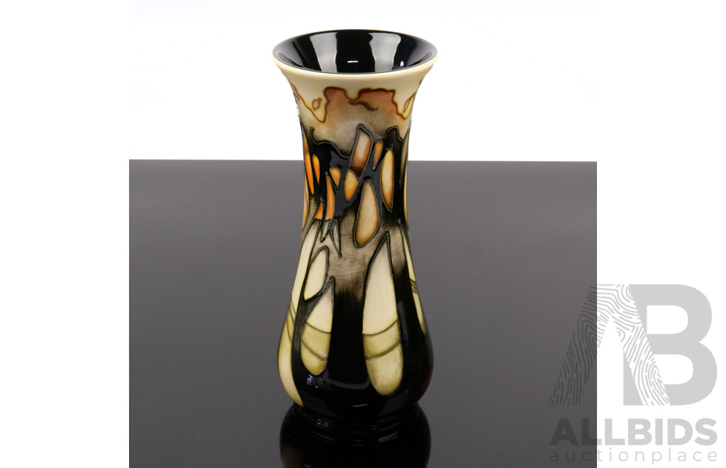 Moorcroft Porcelain Vase in La Garenne Design by Emma Bossons in Original Box