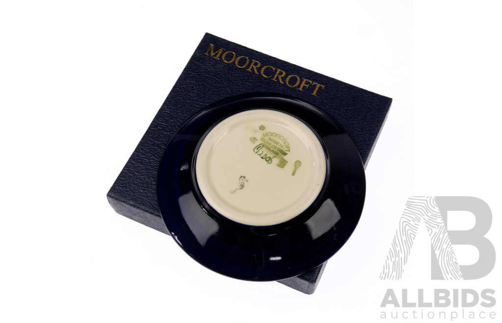 Moorcroft Porcelain Plate in Shoal Design by Sian Leeper in Original Box