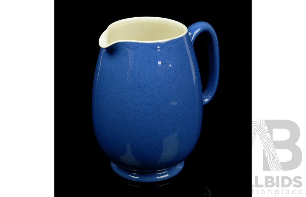 VIntage Moorcroft Porcelain Speckled Blue Jug