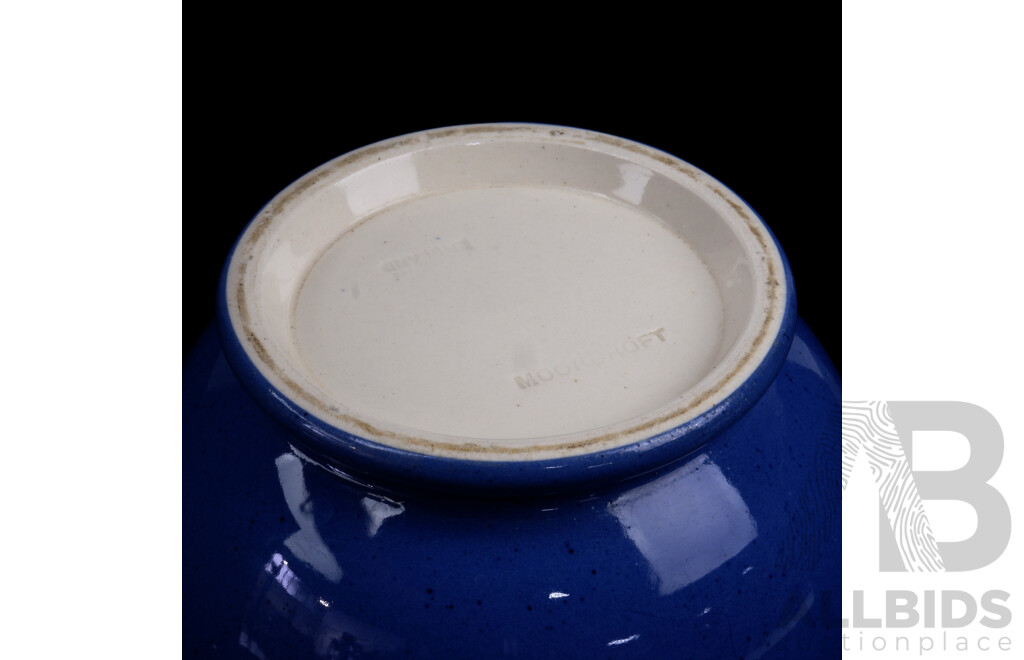 VIntage Moorcroft Porcelain Speckled Blue Jug
