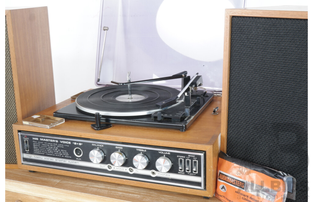 Retro His Masters Voice 8 + 8 High Fidelity Stereo Amplifier System