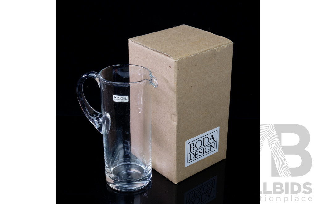 Retro Boda Design Glass Jug in Original Box
