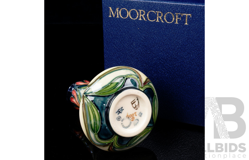 Moorcroft Porcelain Vase in Florian Dream Design by Rachel Bishop in Original Box