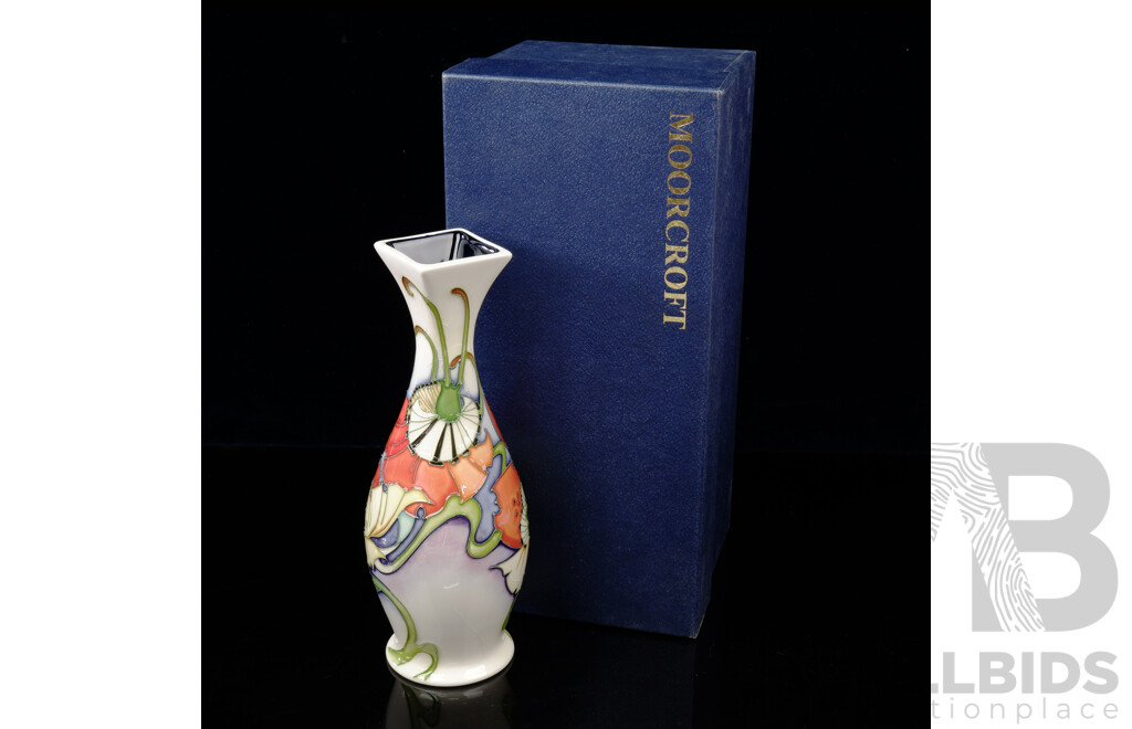 Moorcroft Porcelain Vase in Demeter Design by Emma Bossons in Original Box