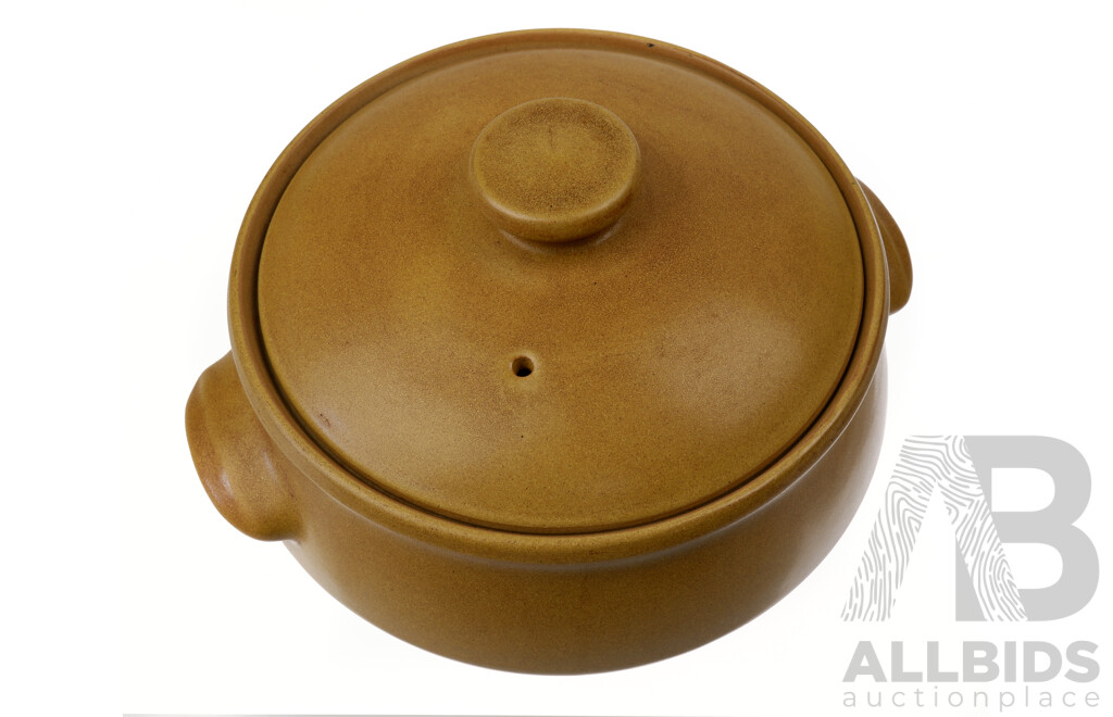 Vintage Denby Lidded Pottery Casserole Dish