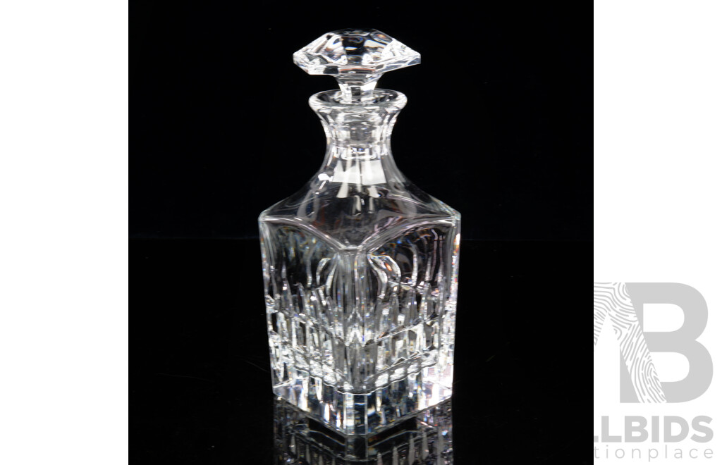 Vintage French Cristal Sevres Crystal Decanter Witrh Stopper