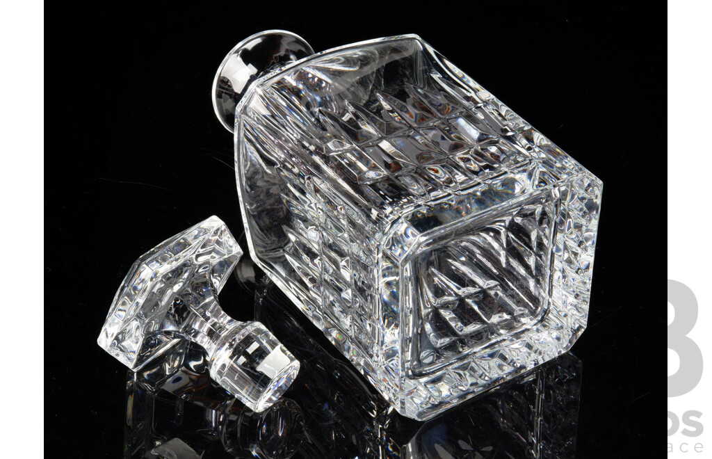 Vintage French Cristal Sevres Crystal Decanter Witrh Stopper