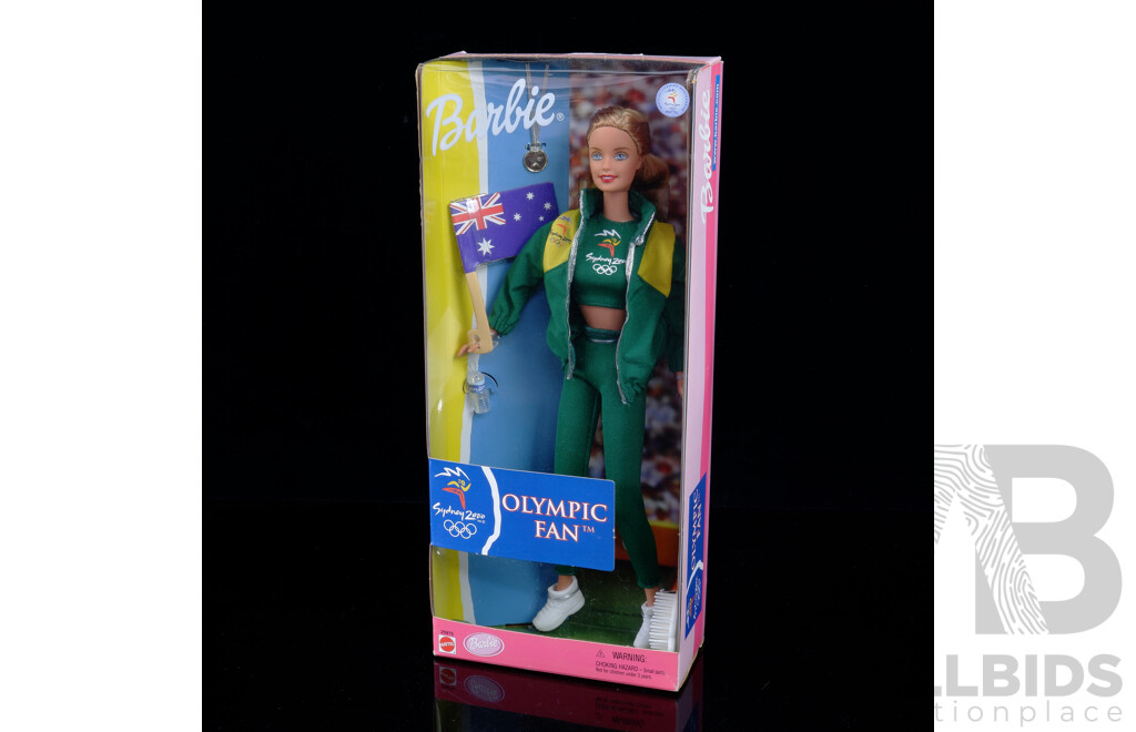 Barbie Sydney 2000 Olympic Fan Fashion Doll Sealed in Box