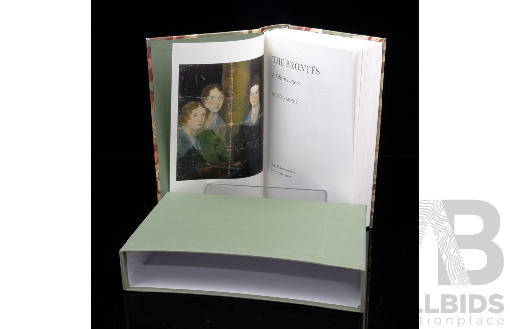 The Brontes, a Life in Letters, Folio Society, 1997, Hardcovers in Slip Cases