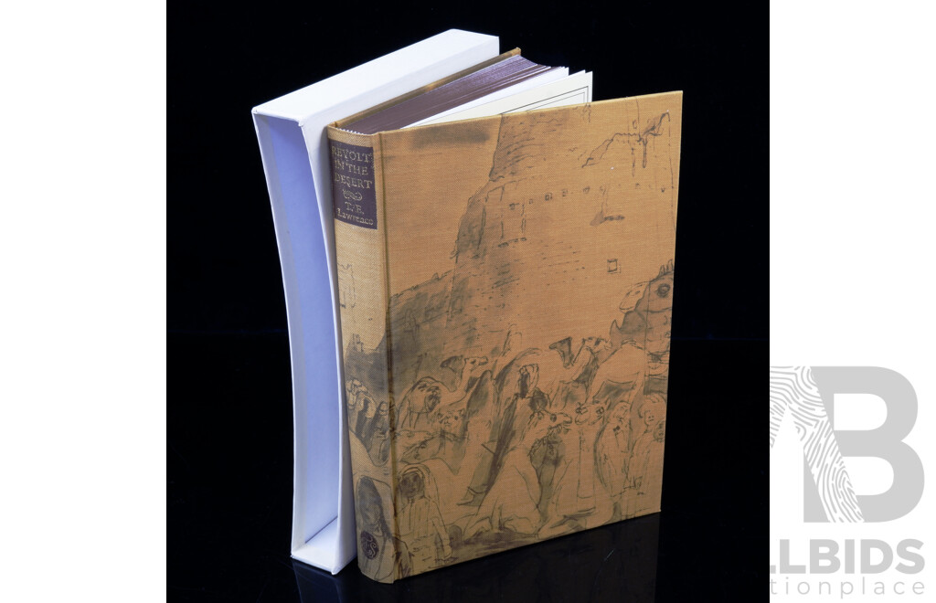 Revolt in the Desert, T E Laurence, Folio Society, 1993, Hardcover in Slip Case