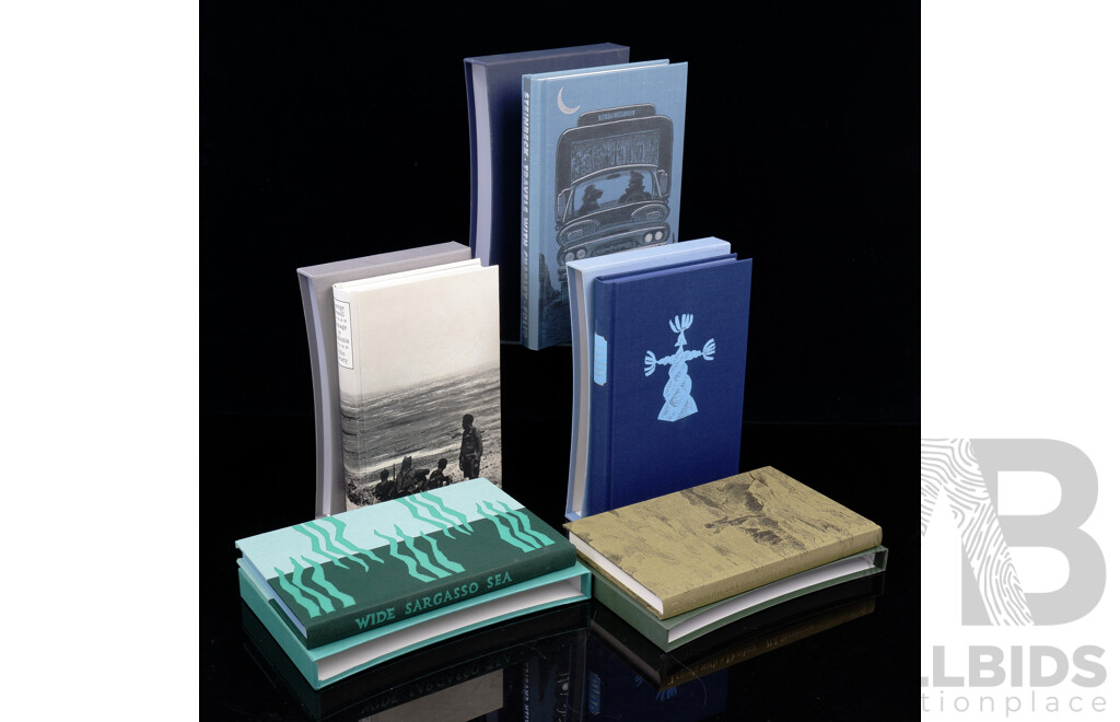 Collection Five Folio Society Titles, All  Hardcovers in Slip Cases