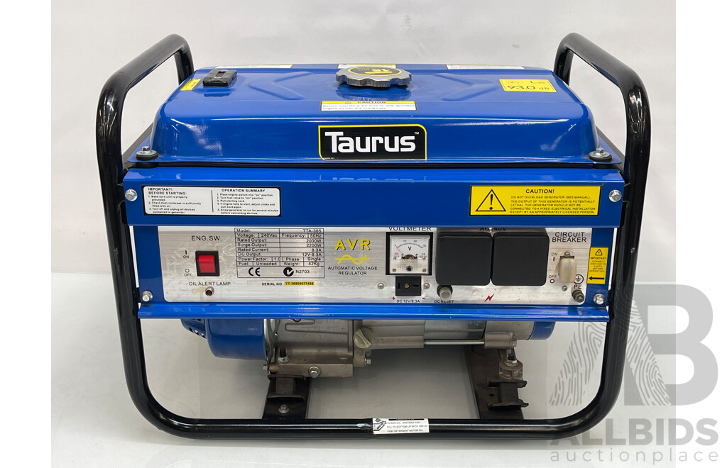Taurus 6.5 Hp Generator