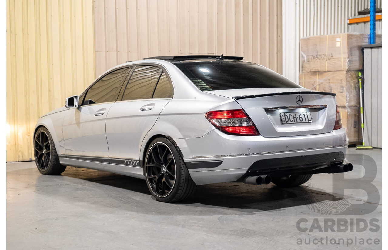 6/2010 Mercedes-Benz C250 CGI Avantgarde W204 MY10 4d Sedan Silver Turbo 1.8L