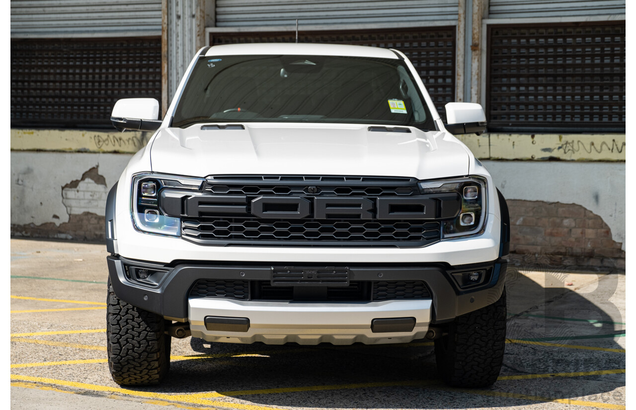 03/2023 Ford Ranger Raptor (4x4) PY MY23 4d Dual Cab White Twin Turbo V6 3.0L