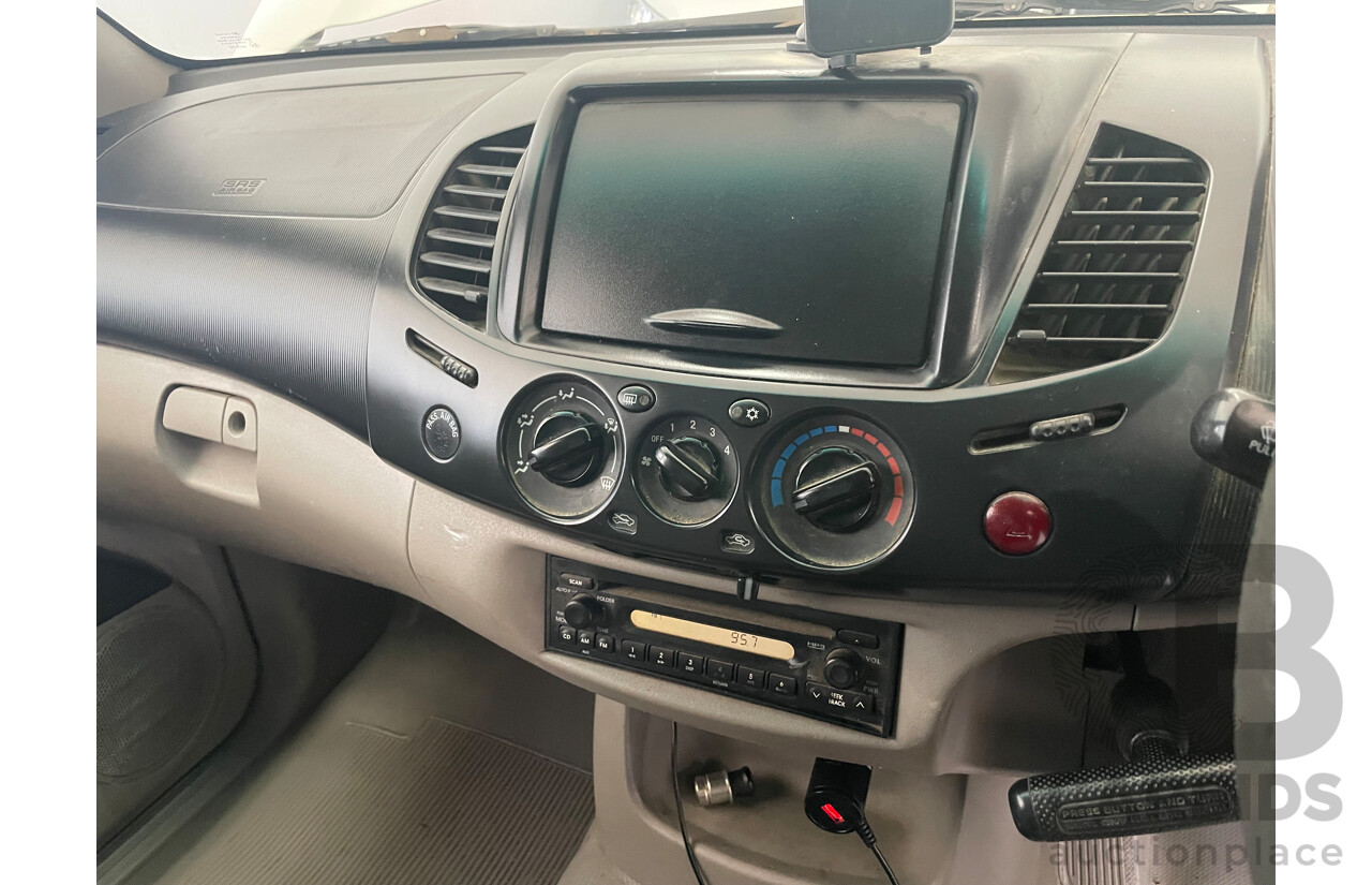 10/2006 Mitsubishi Triton GLX (4x4) ML C/Chas White 3.2L