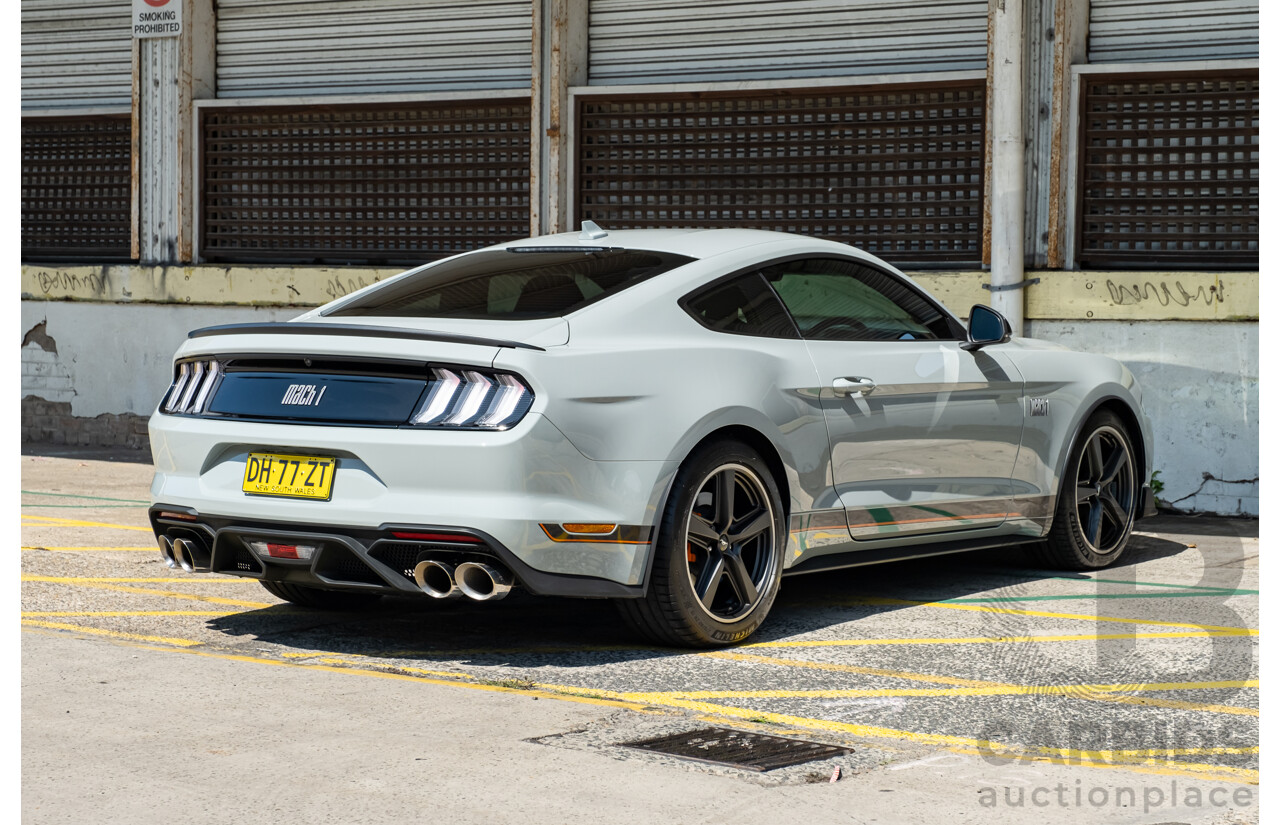 03/2021 Ford Mustang Mach 1 FN MY2021.5 2d Fastback Fighter Jet Grey V8 5.0L