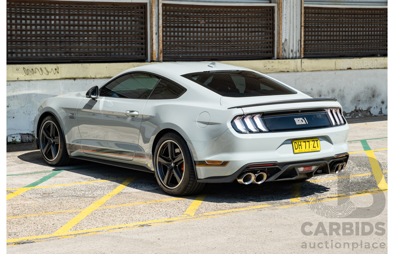 03/2021 Ford Mustang Mach 1 FN MY2021.5 2d Fastback Fighter Jet Grey V8 5.0L