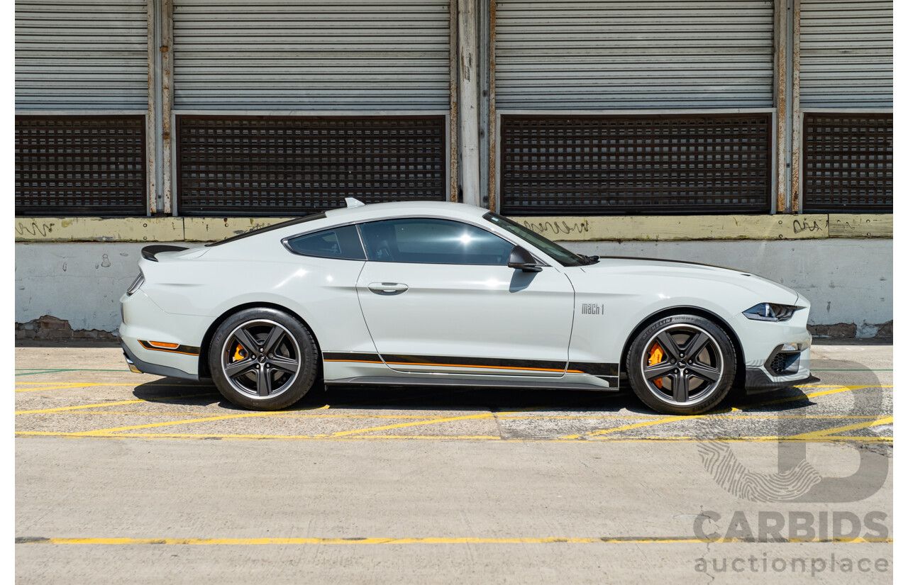 03/2021 Ford Mustang Mach 1 FN MY2021.5 2d Fastback Fighter Jet Grey V8 5.0L