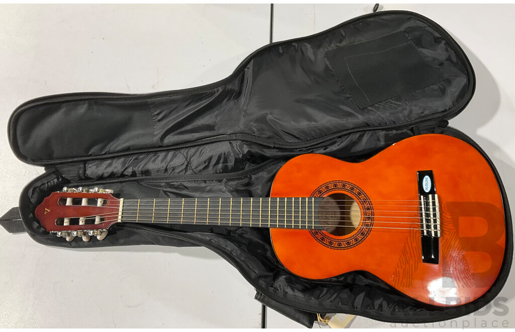 Mid Sized Valencia Guitar Model TC12 with Soft Case